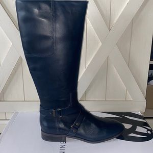 BRAND NEW, never worn. Nine West Tall Boots. Navy